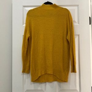 Yellow mock neck sweater